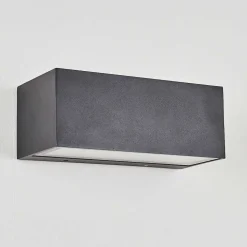 Applique Murale D'Exterieur Spidern Led Anthracite, 1 Lumiere, Changeur De Couleurs