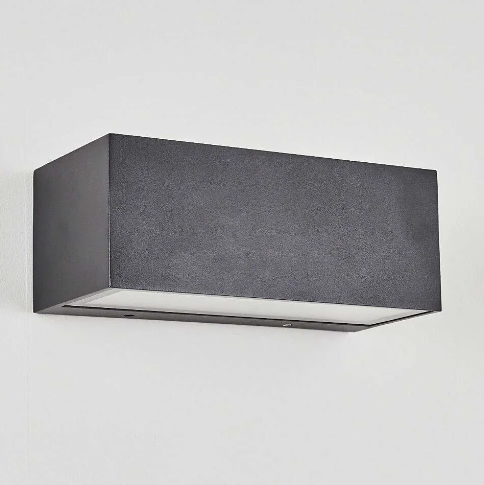 Applique Murale D'Exterieur Spidern Led Anthracite, 1 Lumiere, Changeur De Couleurs