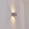 Applique Murale D'Exterieur Tamarin Led Gris, 1 Lumiere