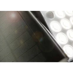 Applique Murale D'Exterieur Lutec Tuda Led Noir, 1 Lumiere, Detecteur De Mouvement