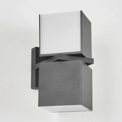 Applique Murale D'Exterieur Swanek Led Anthracite, 1 Lumiere