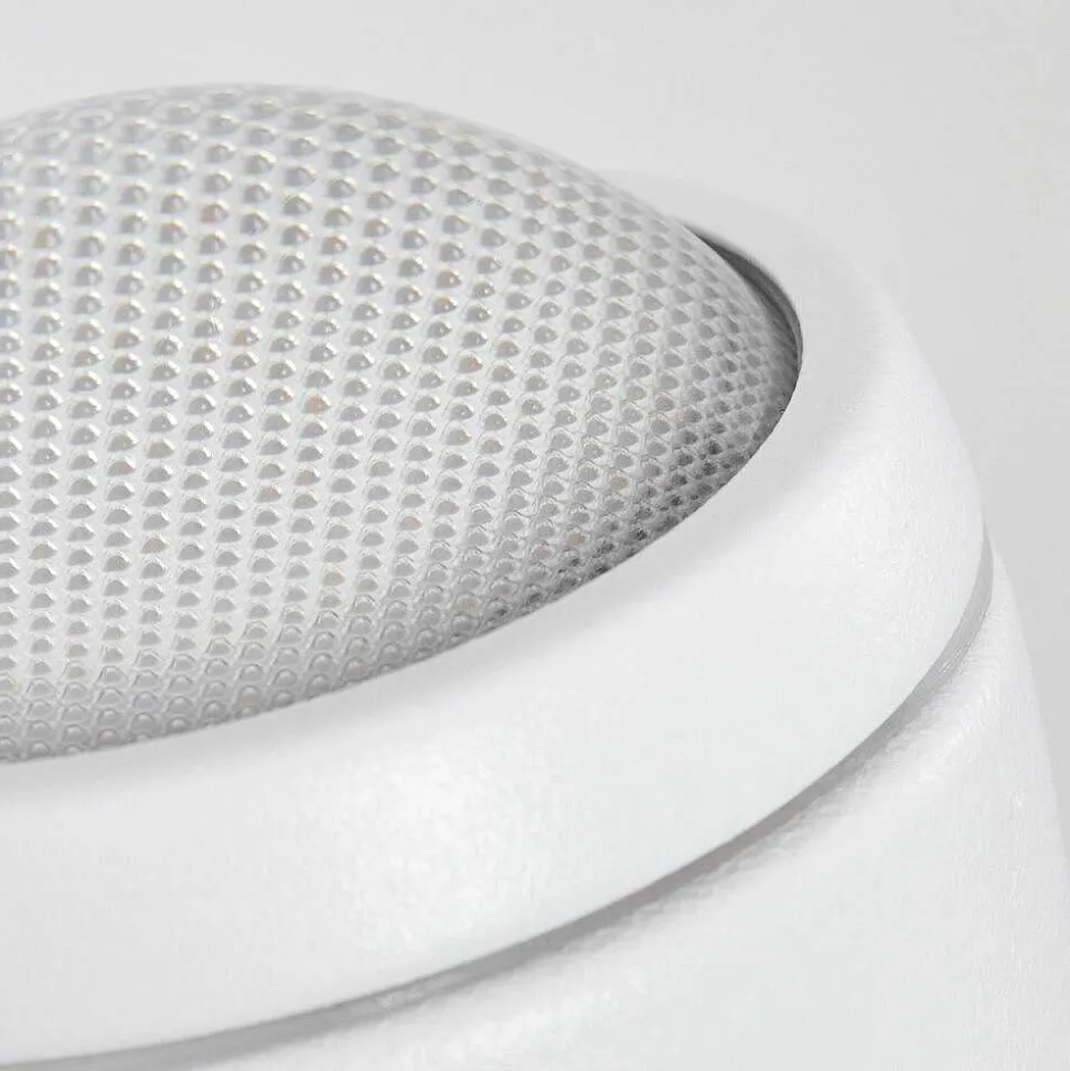 Applique Murale D'Exterieur Borlo Led Blanc, 2 Lumieres, Detecteur De Mouvement