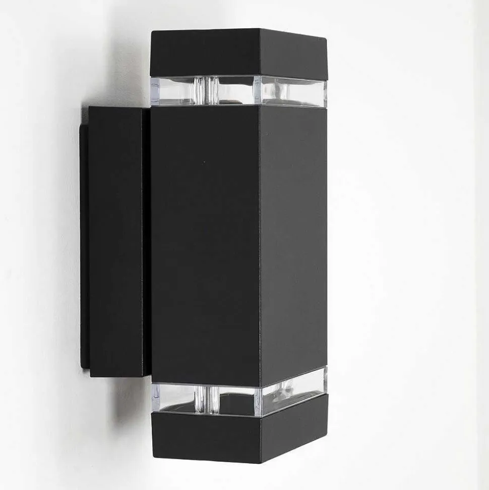 Applique Murale D'Exterieur Edevik Anthracite, 2 Lumieres