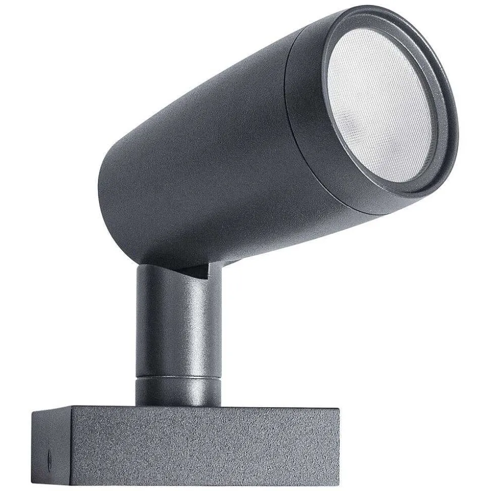 Applique Murale D'Exterieur Ledvance Garden Spot Gris, 1 Lumiere, Changeur De Couleurs