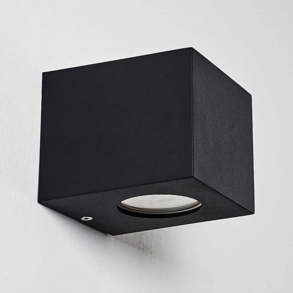Applique Murale D'Exterieur Jonava Led Noir, 2 Lumieres