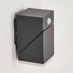 Applique Murale D'Exterieur Toogong Led Anthracite, 1 Lumiere, Detecteur De Mouvement