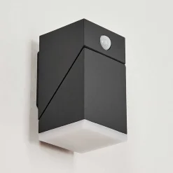 Applique Murale D'Exterieur Toogong Led Anthracite, 1 Lumiere, Detecteur De Mouvement