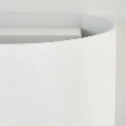 Applique Murale D'Exterieur Tamarin Led Blanc, 2 Lumieres
