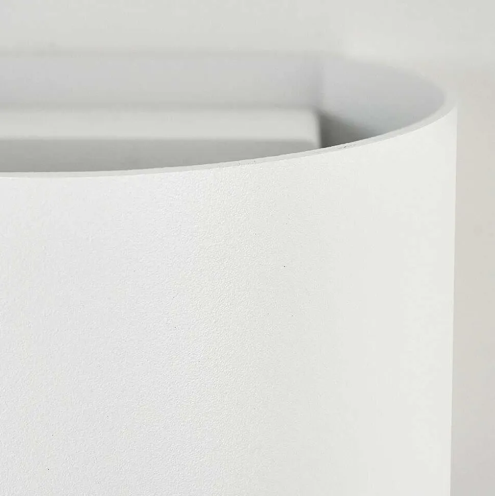 Applique Murale D'Exterieur Tamarin Led Blanc, 2 Lumieres