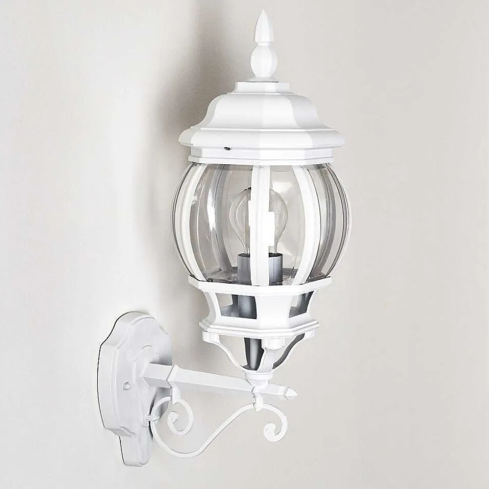 Applique Murale D'Exterieur Lentua Blanc, 1 Lumiere