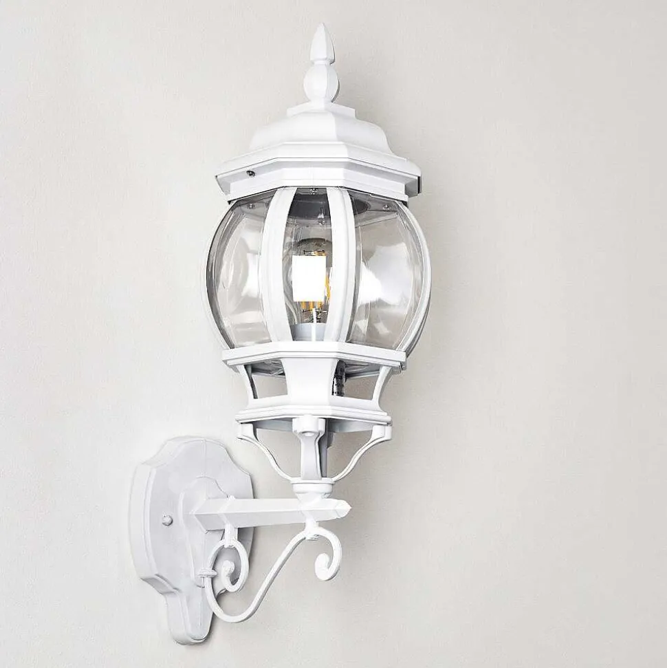 Applique Murale D'Exterieur Lentua Blanc, 1 Lumiere