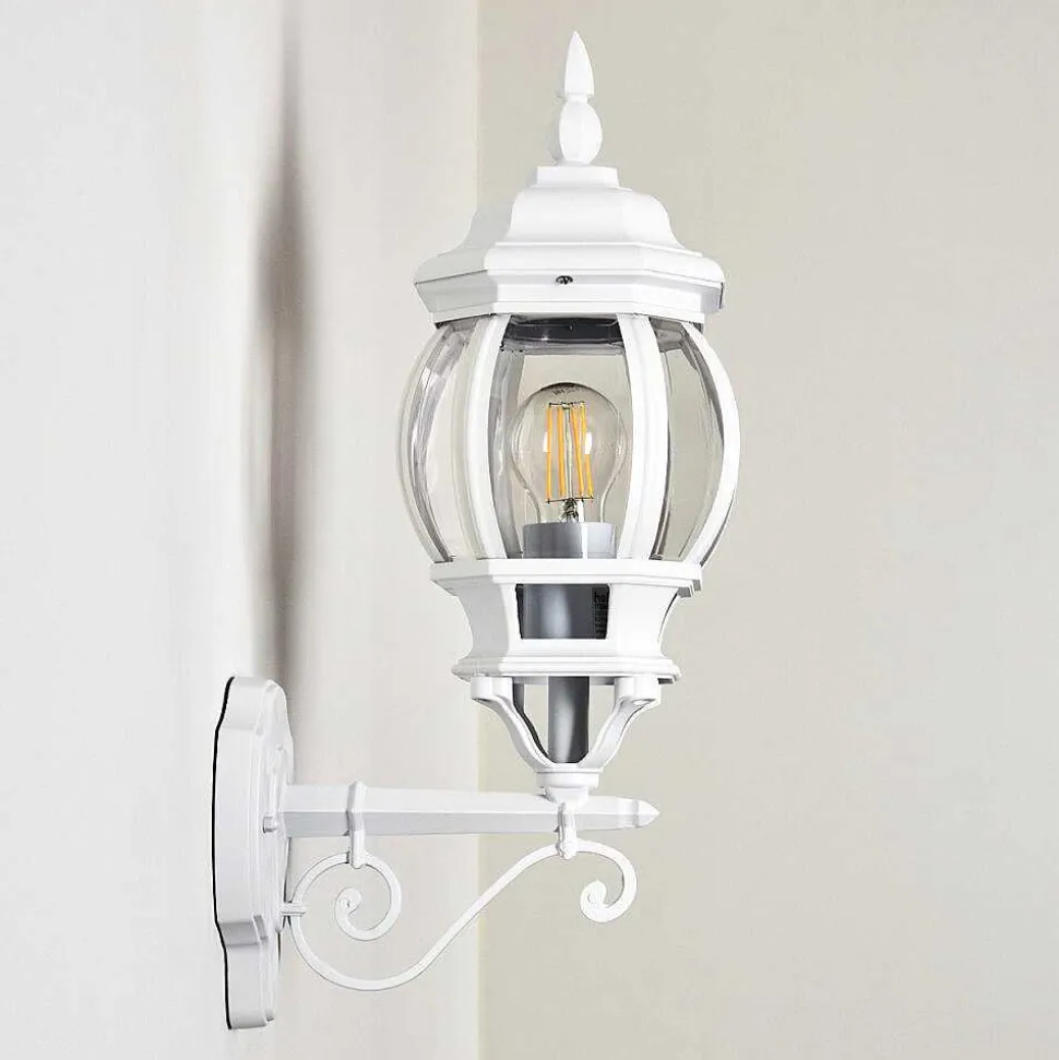 Applique Murale D'Exterieur Lentua Blanc, 1 Lumiere