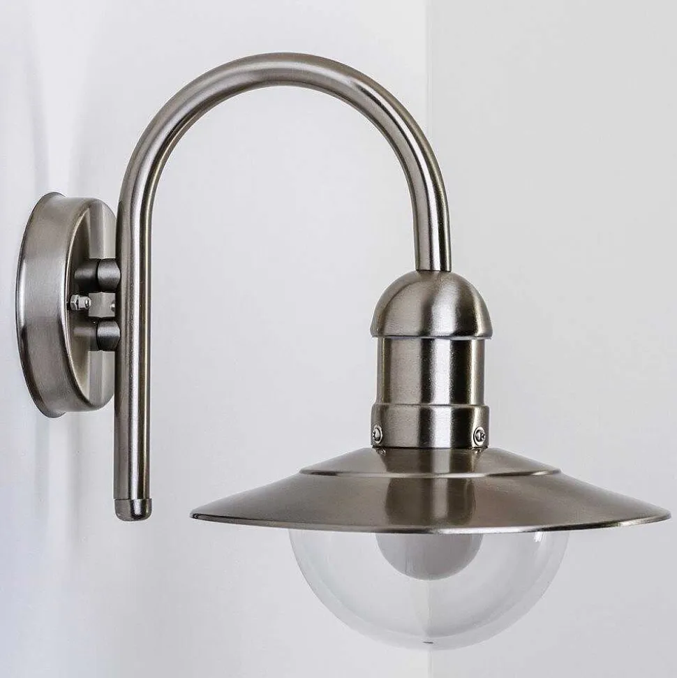 Applique Murale D'Exterieur Elima Acier Inoxydable, 1 Lumiere