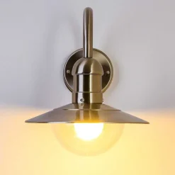 Applique Murale D'Exterieur Elima Acier Inoxydable, 1 Lumiere