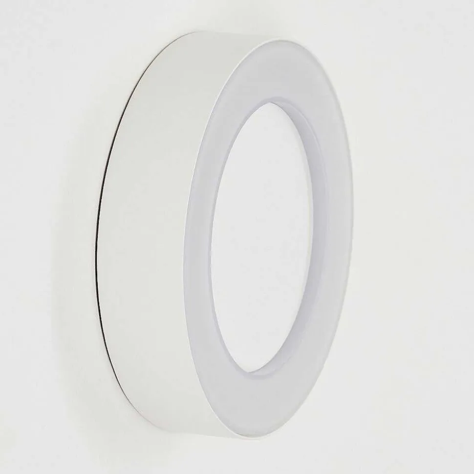 Applique Murale D'Exterieur Paleroo Led Blanc, 1 Lumiere