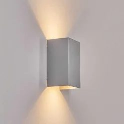 Applique Murale D'Exterieur Tamarin Led Gris, 1 Lumiere