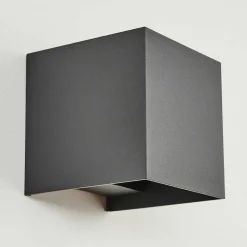 Applique Murale D'Exterieur Tamarin Led Anthracite, 1 Lumiere