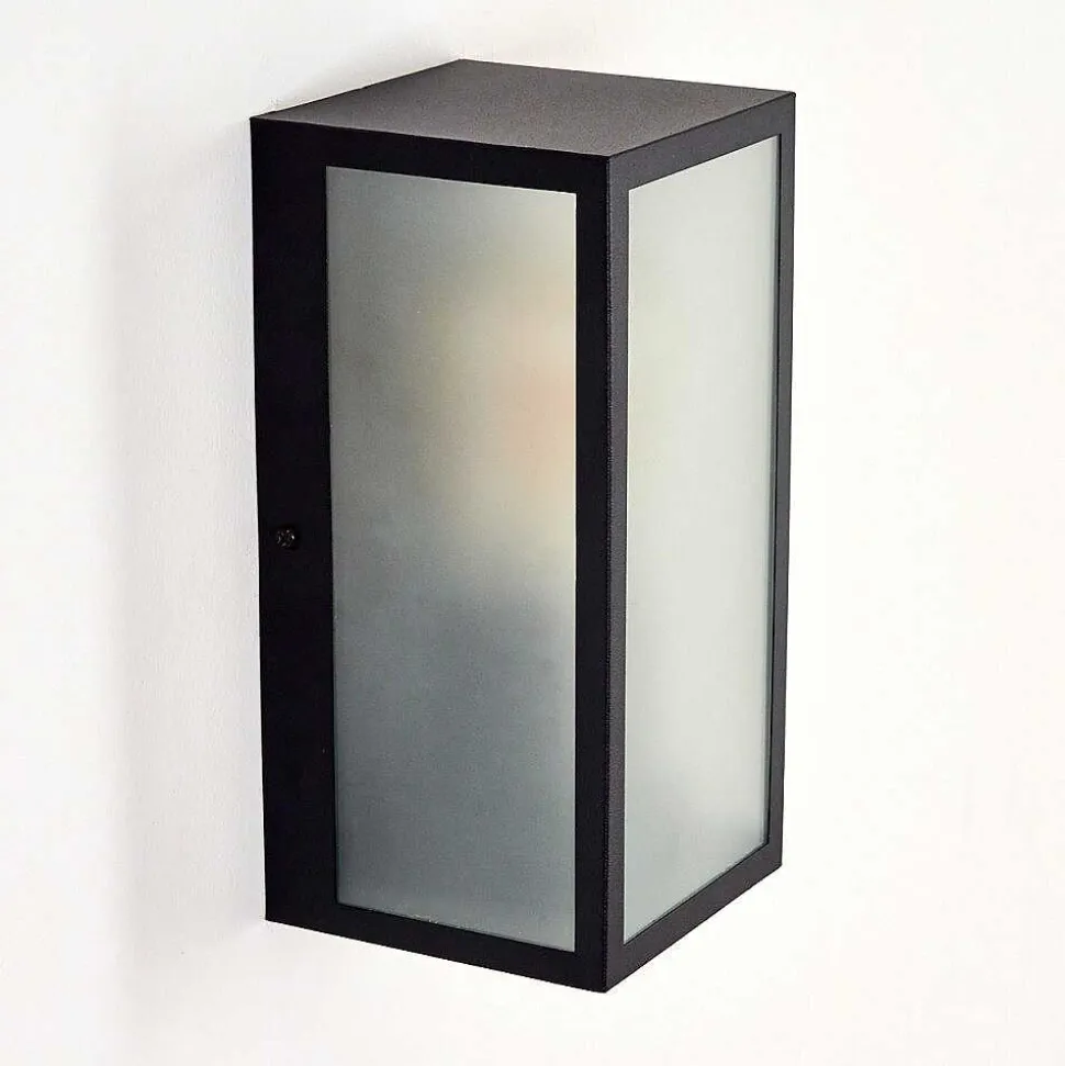 Applique Murale D'Exterieur Hakkas Noir, 1 Lumiere