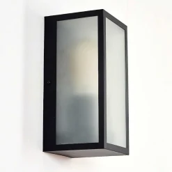 Applique Murale D'Exterieur Hakkas Noir, 1 Lumiere