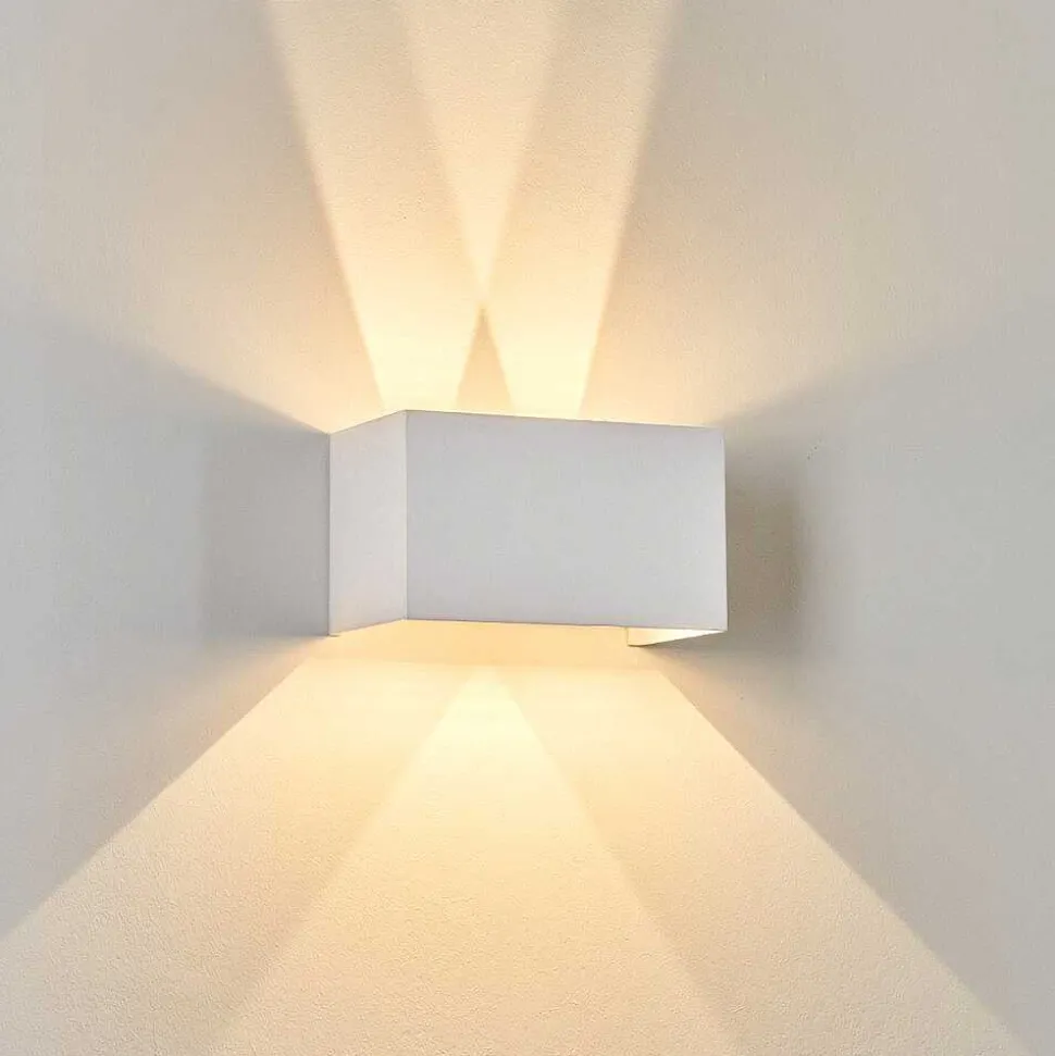 Applique Murale D'Exterieur Tamarin Led Blanc, 1 Lumiere