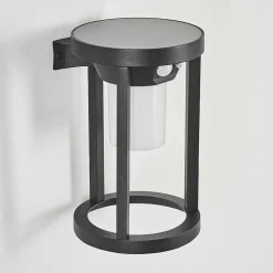 Applique Murale D'Exterieur Lokpano Led Noir, 1 Lumiere, Detecteur De Mouvement, Changeur De Couleurs
