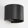 Applique Murale D'Exterieur Tamarin Led Noir, 2 Lumieres
