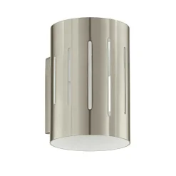 Applique Murale Eglo Madras Chrome, Acier Inoxydable, Nickel Mat, 1 Lumiere