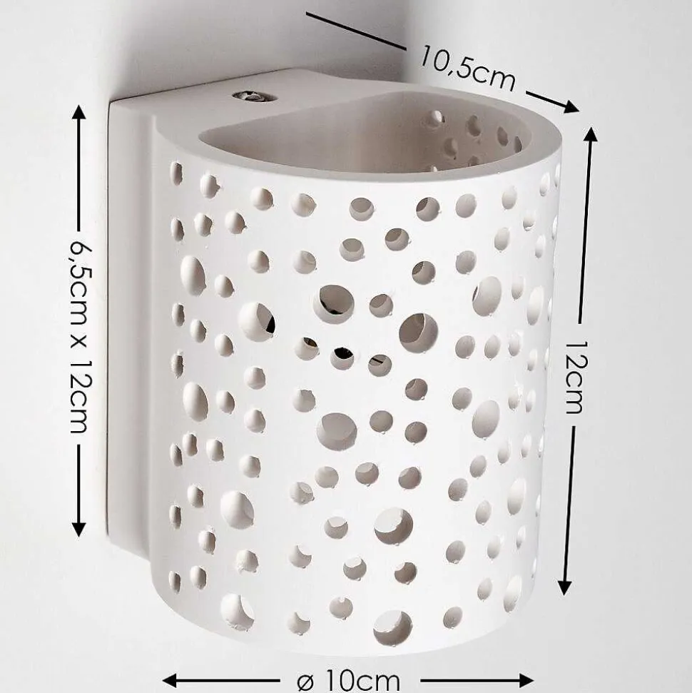 Applique Murale Glenden Blanc, 1 Lumiere