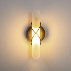 Applique Murale Globo Rania Acier Inoxydable, Noir, Blanc, 1 Lumiere