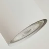 Applique Murale Javel Chrome, Couleur Bois, Ecru, 1 Lumiere