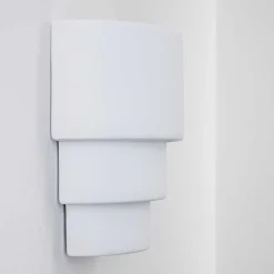 Applique Murale Karatschi Blanc, 1 Lumiere