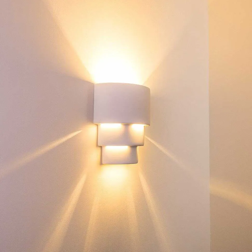 Applique Murale Karatschi Blanc, 1 Lumiere