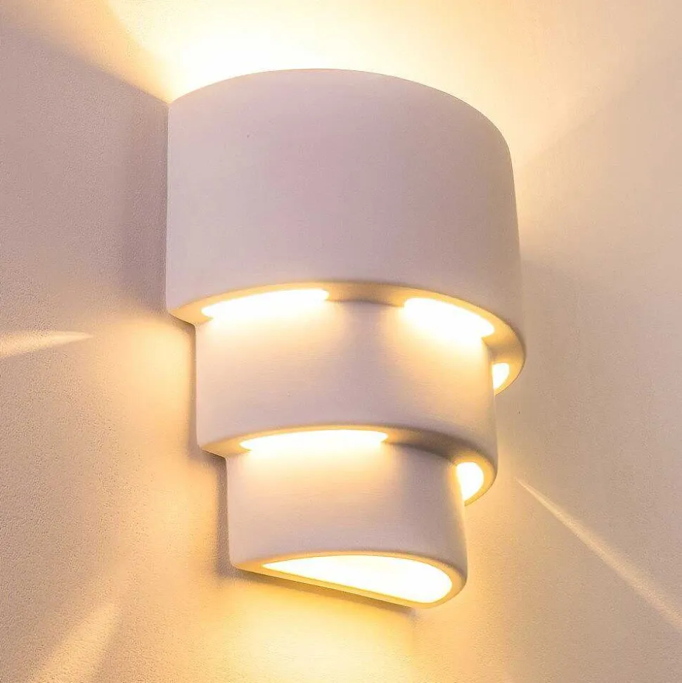 Applique Murale Karatschi Blanc, 1 Lumiere