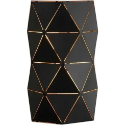 Applique Murale Lucide Otona Noir, 2 Lumieres