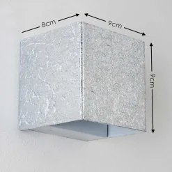 Applique Murale Olbia Led Argente, 1 Lumiere