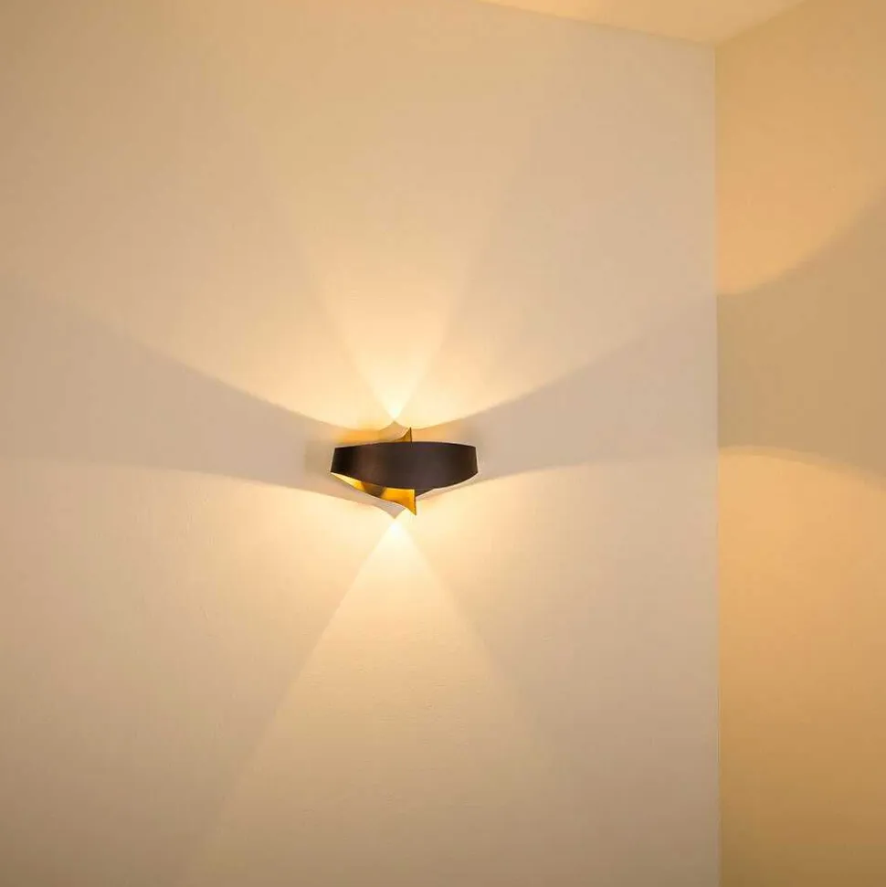 Applique Murale Padua Brun, 2 Lumieres