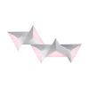 Applique Murale Paul Neuhaus Q-Tetra Led Aluminium, 5 Lumieres, Telecommandes, Changeur De Couleurs