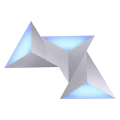 Applique Murale Paul Neuhaus Neuhaus Q-Tetra Satellit Led Nickel Mat, 1 Lumiere, Telecommandes