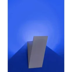 Applique Murale Paul Neuhaus Q-Wedge Led Aluminium, 1 Lumiere, Telecommandes, Changeur De Couleurs