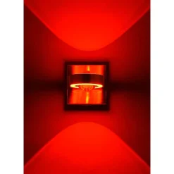 Applique Murale Paul Neuhaus Q-Mia Led Argente, 2 Lumieres, Telecommandes, Changeur De Couleurs