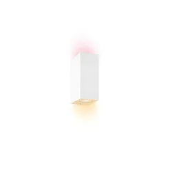 Applique Murale Philips Wiz Up&Down Led Blanc, 2 Lumieres, Changeur De Couleurs