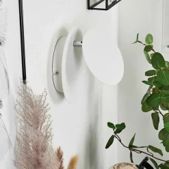 Applique Murale Sanguedo Led Chrome, Blanc, 1 Lumiere
