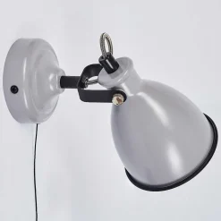 Applique Murale Selki Gris, Noir, 1 Lumiere