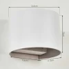 Applique Murale Strandaa Led Blanc, 2 Lumieres