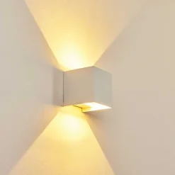 Applique Murale Strandaa Led Blanc, 2 Lumieres