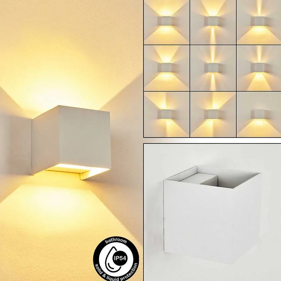 Applique Murale Strandaa Led Blanc, 2 Lumieres