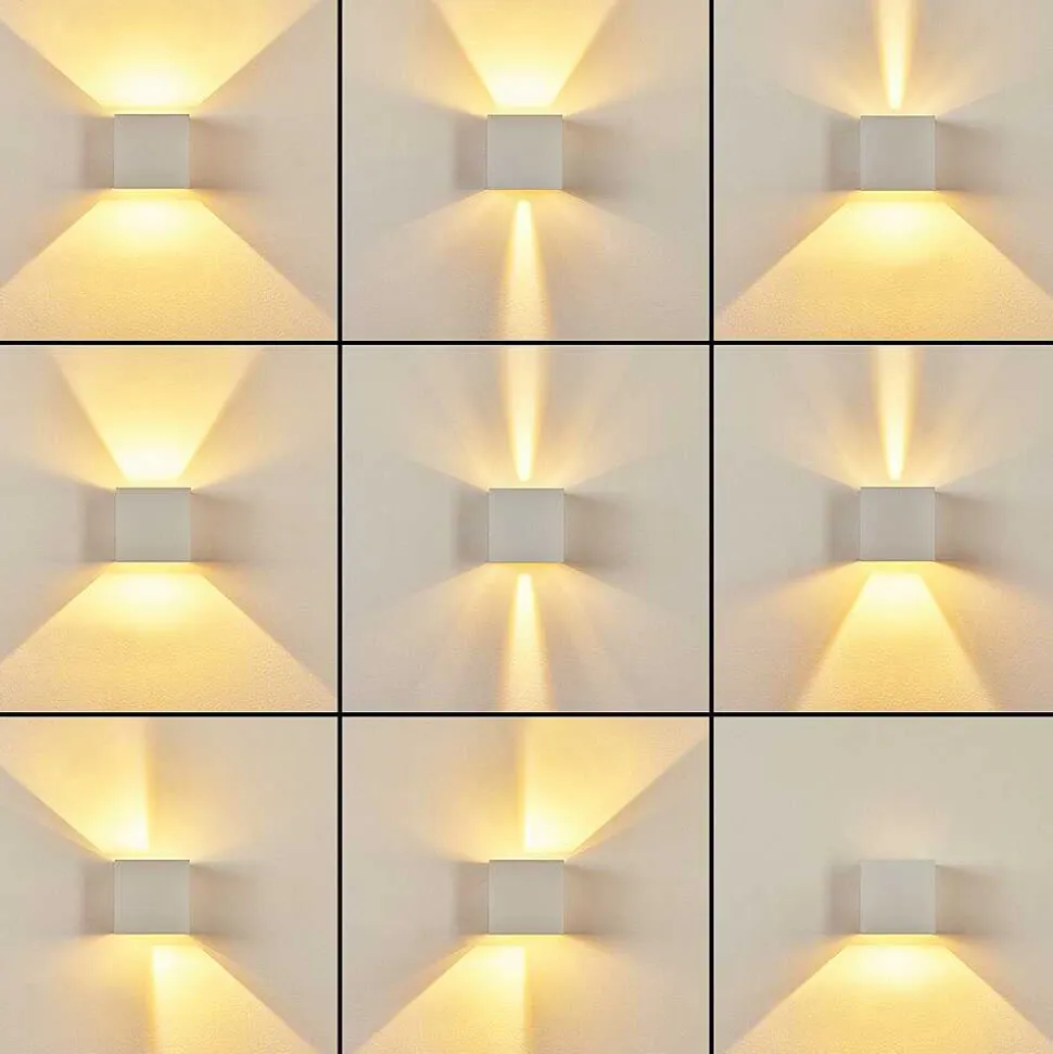 Applique Murale Strandaa Led Blanc, 2 Lumieres