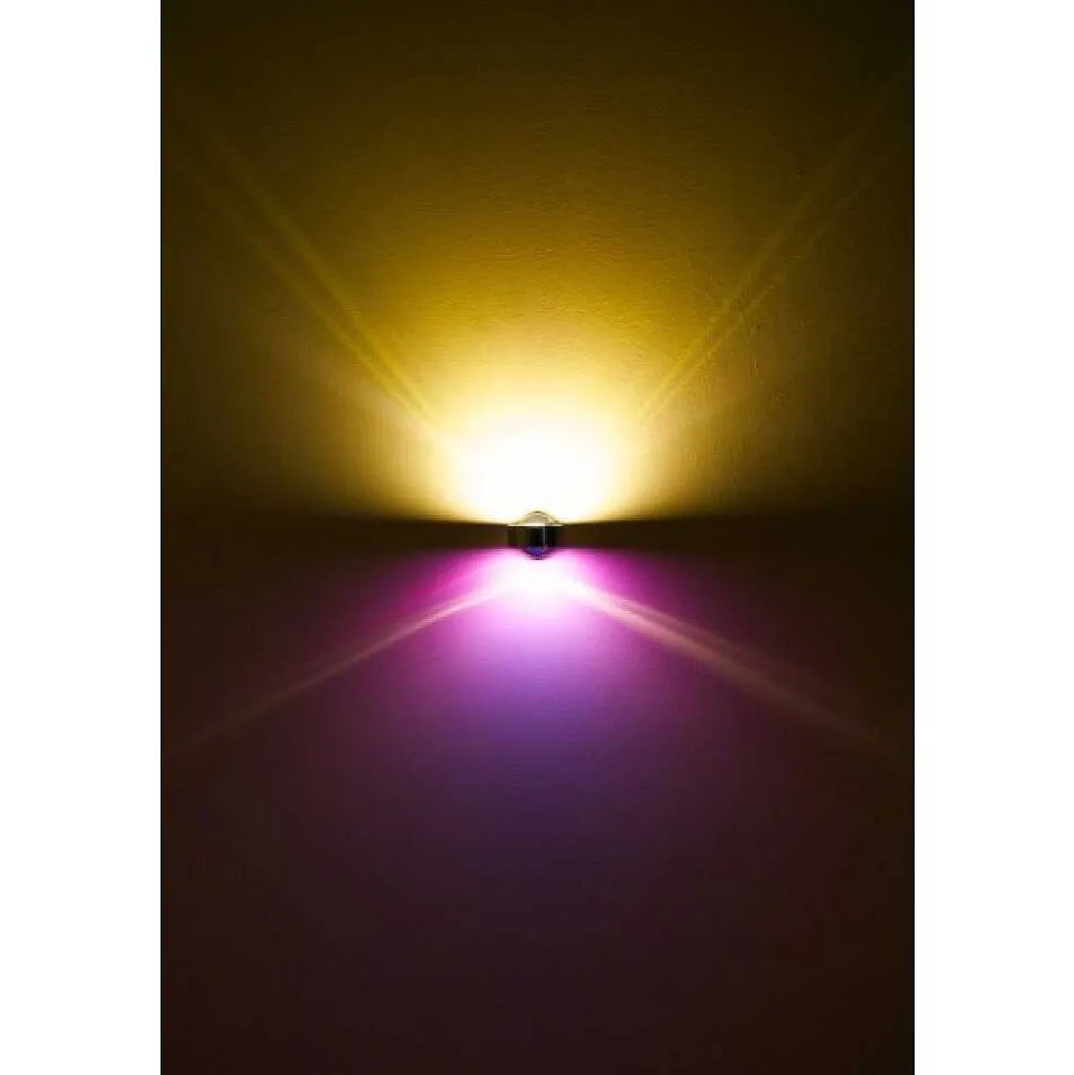 Applique Murale Top Light Pukwall Chrome, 2 Lumieres