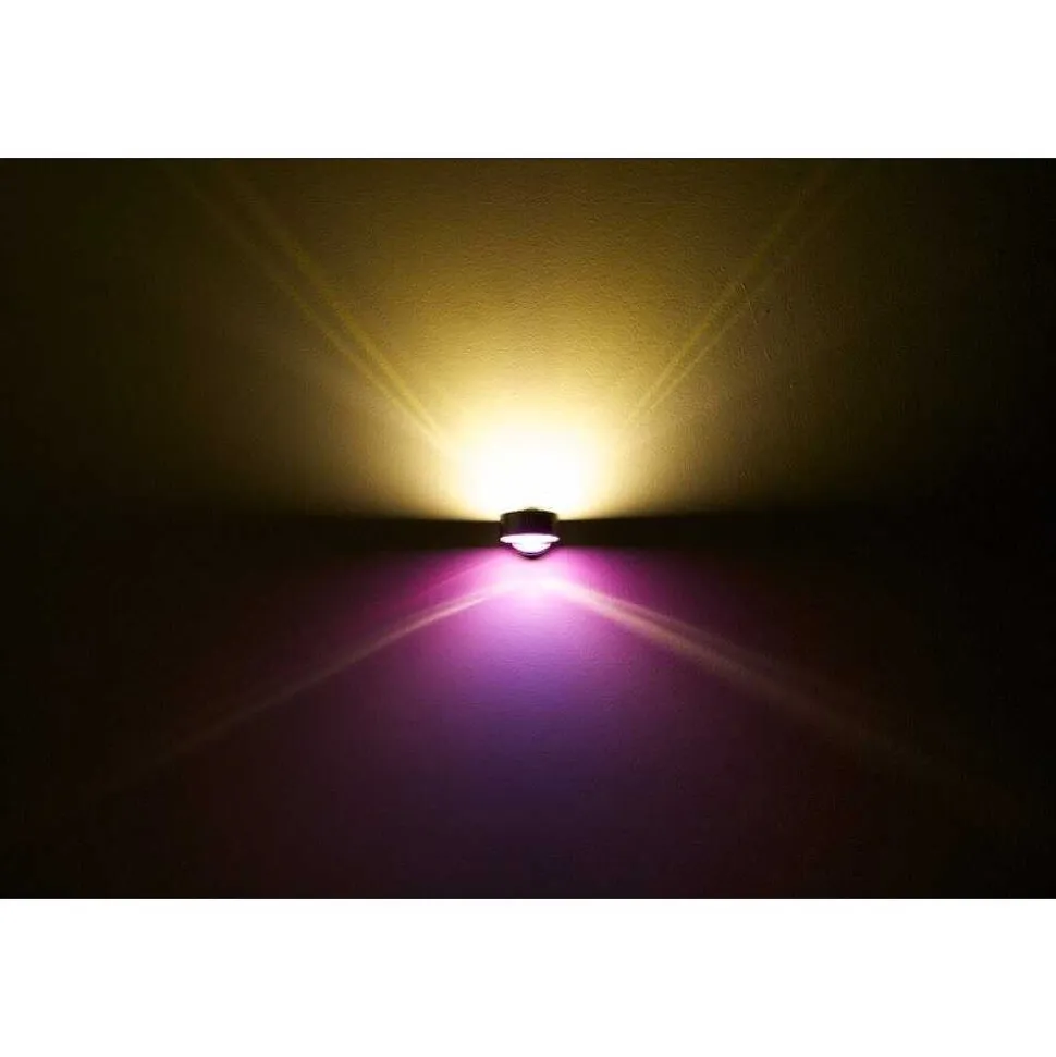 Applique Murale Top Light Pukwall Chrome, 2 Lumieres