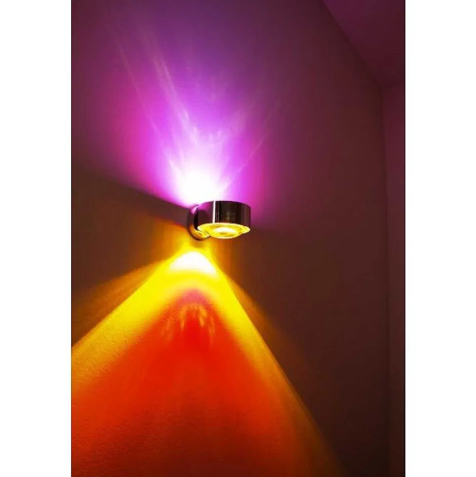 Applique Murale Top Light Pukmaxxwall Led Chrome, 2 Lumieres